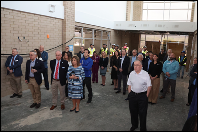 Several community and business leaders attended the presentation