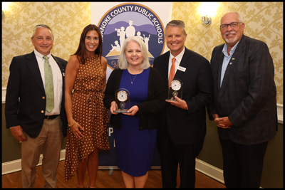 Dr. Nicely and his wife are recognized for their retirements in May 2026